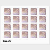 Luminous Forest Vierkante Sticker (Vel)