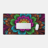 Luminous Jewel Tone Fractal Flower (Clavier et souris)