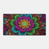 Luminous Jewel Tone Fractal Flower (Recto)