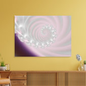 Luminous Sequence Stretched Canvas Print (Insitu (Woonkamer))