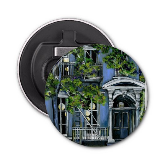 Luminous Sphere from Binnen, New York City Button Flesopener (Voorkant)