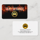Luminous Taxi Service Lightning Fast Service Visitekaartje (Voorkant / Achterkant)