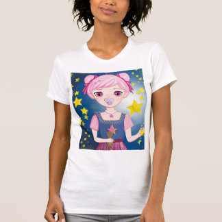 Lumi's wereld anime kunst T-shirts