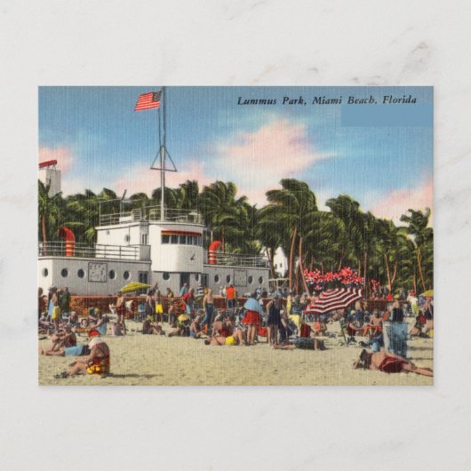 , Lummus Park, Miami Beach, Florida Briefkaart (Voorkant)