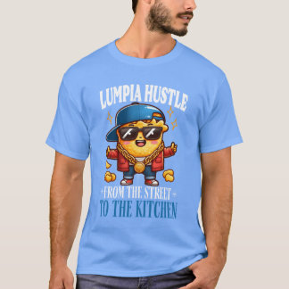 Lumpia Hustle van de straat naar de keuken vinta T-shirt