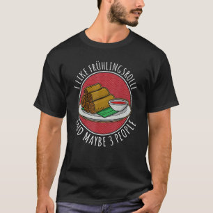 Lumpia Spring Roll Asian Cuisine T-shirt