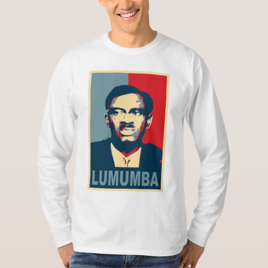 Lumumba voor President T-shirt (Voorkant)