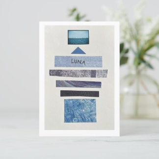 Luna-Briefpapier Kaart