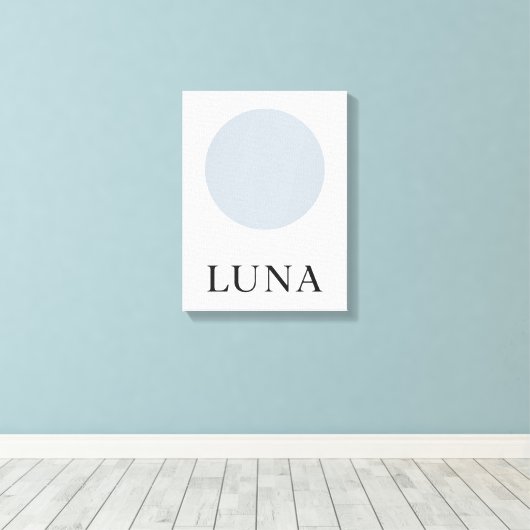 LUNA CANVAS AFDRUK (Insitu (Houten vloer))