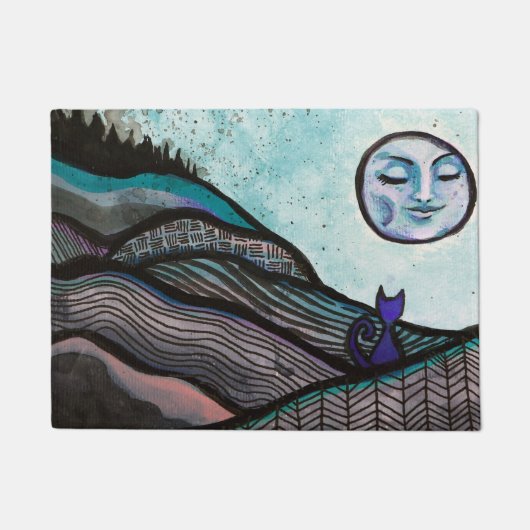 Luna Cat Deurmat (Voorkant)