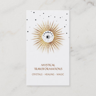 *~* Luna Celestial Lunar Moon Light Magic Boho Visitekaartje