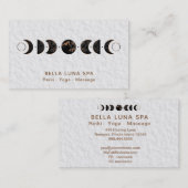 *~* Luna Cosmos Moon Phases Universe Shaman Visitekaartje (Voorkant / Achterkant)