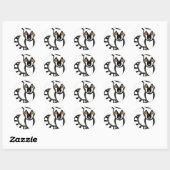 LUNA de LEMUR Ronde Sticker (Vel)
