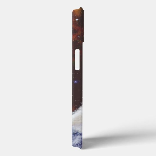 Luna de Space Cat Case-Mate iPhone Case (Achterkant / Rechts)