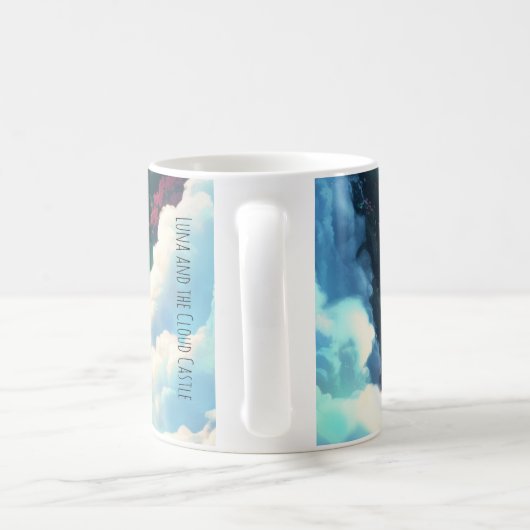 Luna en het wolkenkasteel - Betoverde Mok (Handvat)