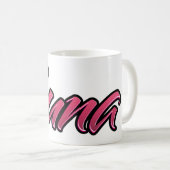 Luna faded pink Tasse de thé (Devant droit)