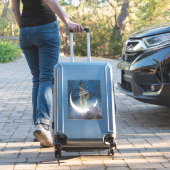 Luna Goddess bij nacht verstrooiende sterren Sticker (Koffer Insitu)