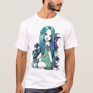 "Luna" Gothic Moon Lilly Fairy Art Kinder T-shirt