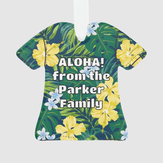 Luna Hibiscus Garden Hawaiian Aloha Shirt - Navy (dos)