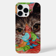 "Luna Lola" Kat iPhone 11 12 13 14 Hoesjes
