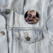 Luna Lovegood Peeks over bril Ronde Button 5,7 Cm (In situ)