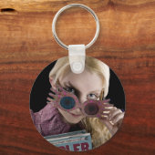 Luna Lovegood Peeks over bril Sleutelhanger (Voorkant)