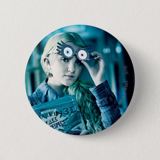 Luna Lovegood Ronde Button 5,7 Cm (Voorkant)