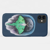 Luna-maanvlinder Case-Mate iPhone Case (Achterkant (horizontaal))