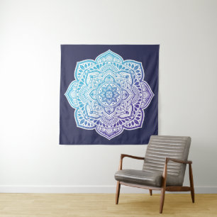 Luna Mandala Fijne Kunst Wandtapijt Wandkleed