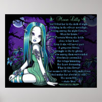 Luna Moon Lilly Gothic Myka Jelina Fairy Poem Post