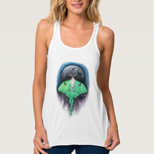 Luna Moon Moth Tanktop (Voorkant)
