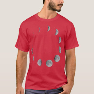 Luna Moon Phases Mannen & Womens size T-shirt