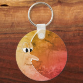 Luna Moon Tekening Sleutelhanger (Voorkant)