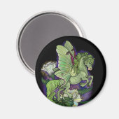 Luna Moonduster Moth Fairy Horse Magnet (Recto/Verso)