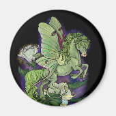 Luna Moonduster Moth Fairy Horse Magnet (Devant)