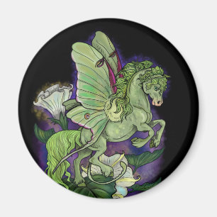 Luna Moonduster Moth Fairy Horse Magnet Magneet