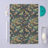 Luna-mot en maan, hemels herhalend bloemmotief tissuepapier (Craft)