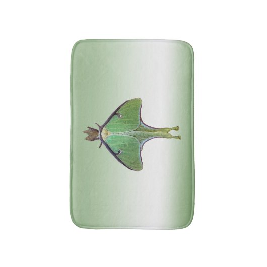 Luna Moth Bath Mats Badmat (Voorkant Verticaal)