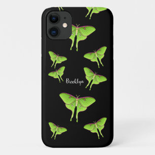 Luna Moth cartoon illustratie iPhone 11 Hoesje
