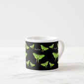 Luna Moth cartoon illustratie Espresso Kop (Voorkant rechts)