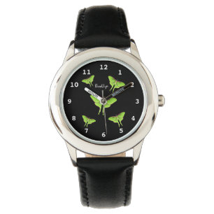Luna Moth cartoon illustratie Horloge