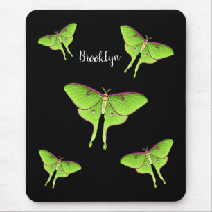Luna Moth cartoon illustratie Muismat