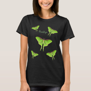 Luna Moth cartoon illustratie T-shirt