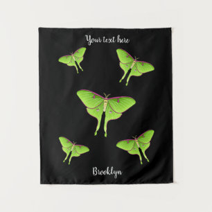 Luna Moth cartoon illustratie Wandkleed