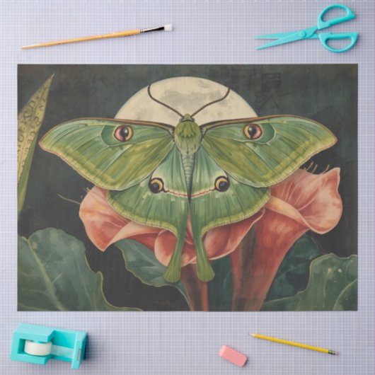 Luna Moth Conservatory Botanicals Tissuepapier (Craft)