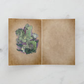 Luna Moth Fairy Horse Carte de vacances (Intérieur)