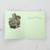 Luna Moth Fairy Horse Kaart (Binnen)