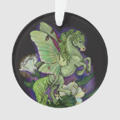 Luna Moth Fairy Horse Pegasus Ornement (devant)