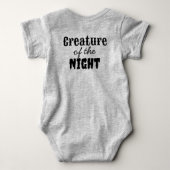 Luna Moth Grappige Babykleding Romper (Achterkant)