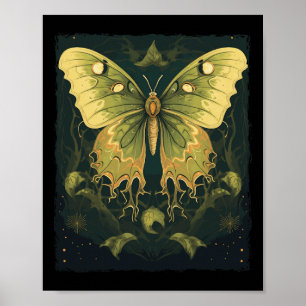 Luna Moth Halloween kostuum Halloween Poster